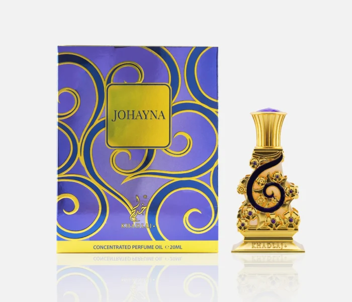 Khadlaj Johayna Purple Concentrated Perfume Oil 20ml Attar For Unisex - Image 1