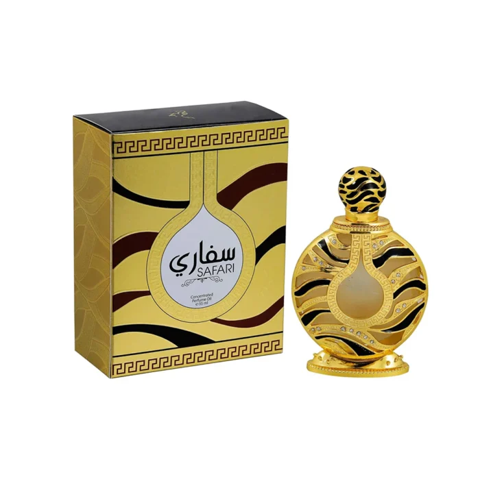 Khadlaj Safari Gold Concentrated Perfume Oil Attar 20ml – For Unisex - Image 1