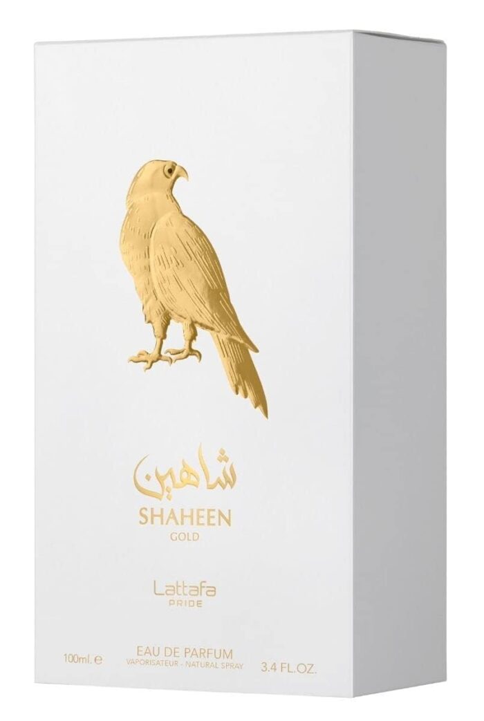 Lattafa Pride Shaheen Gold Long Lasting Perfume For Unisex Eau De Parfum 100ml - Image 3