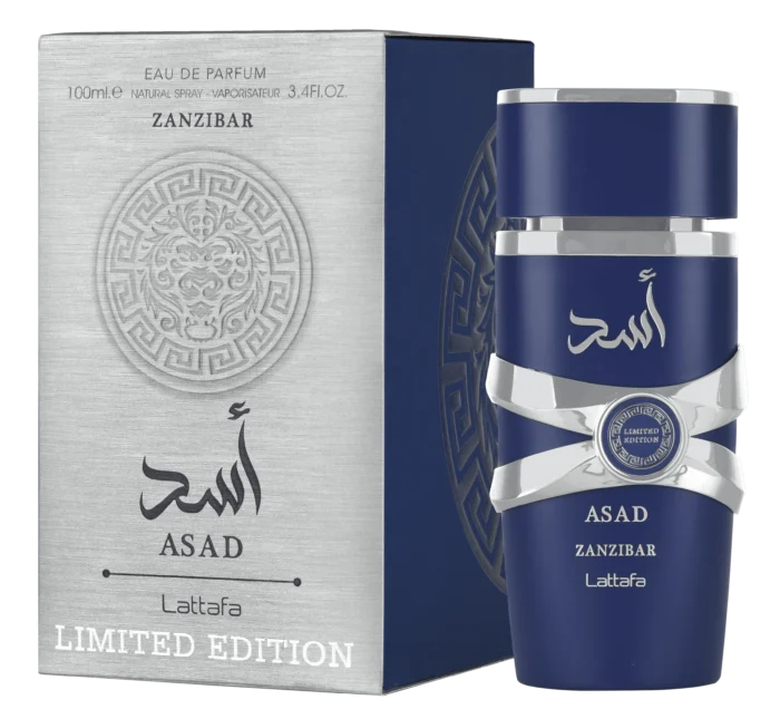 Lattafa Asad Zanzibar Eau De Parfum 100ml Long Lasting Luxury Perfume Spray For Men - Image 2