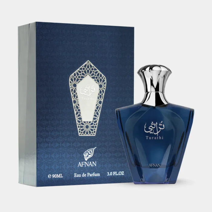 Afnan Turathi Blue Pour Homme Eau de Parfum for Men - 100ml - Image 1